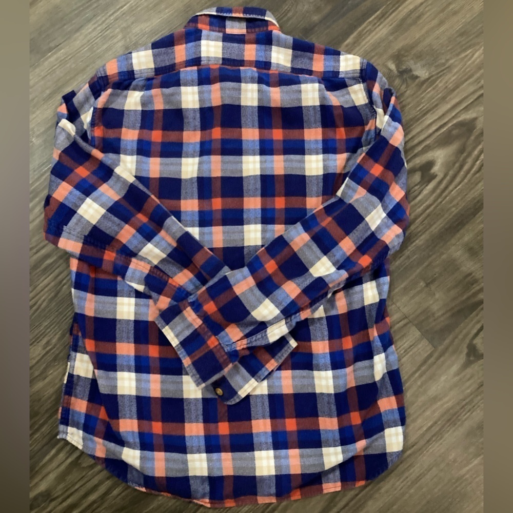 J. Crew Slim Fit Medium Men’s Flannel Button Down Shirt - Picture 4 of 4